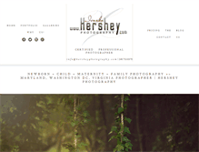 Tablet Screenshot of hersheyphotography.com